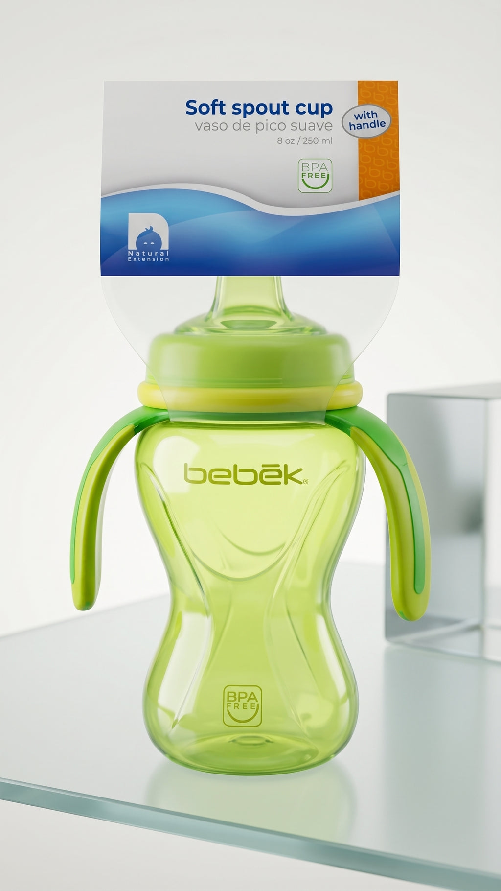 Bebek Soft Spout Cup 8oz With 3 Handles