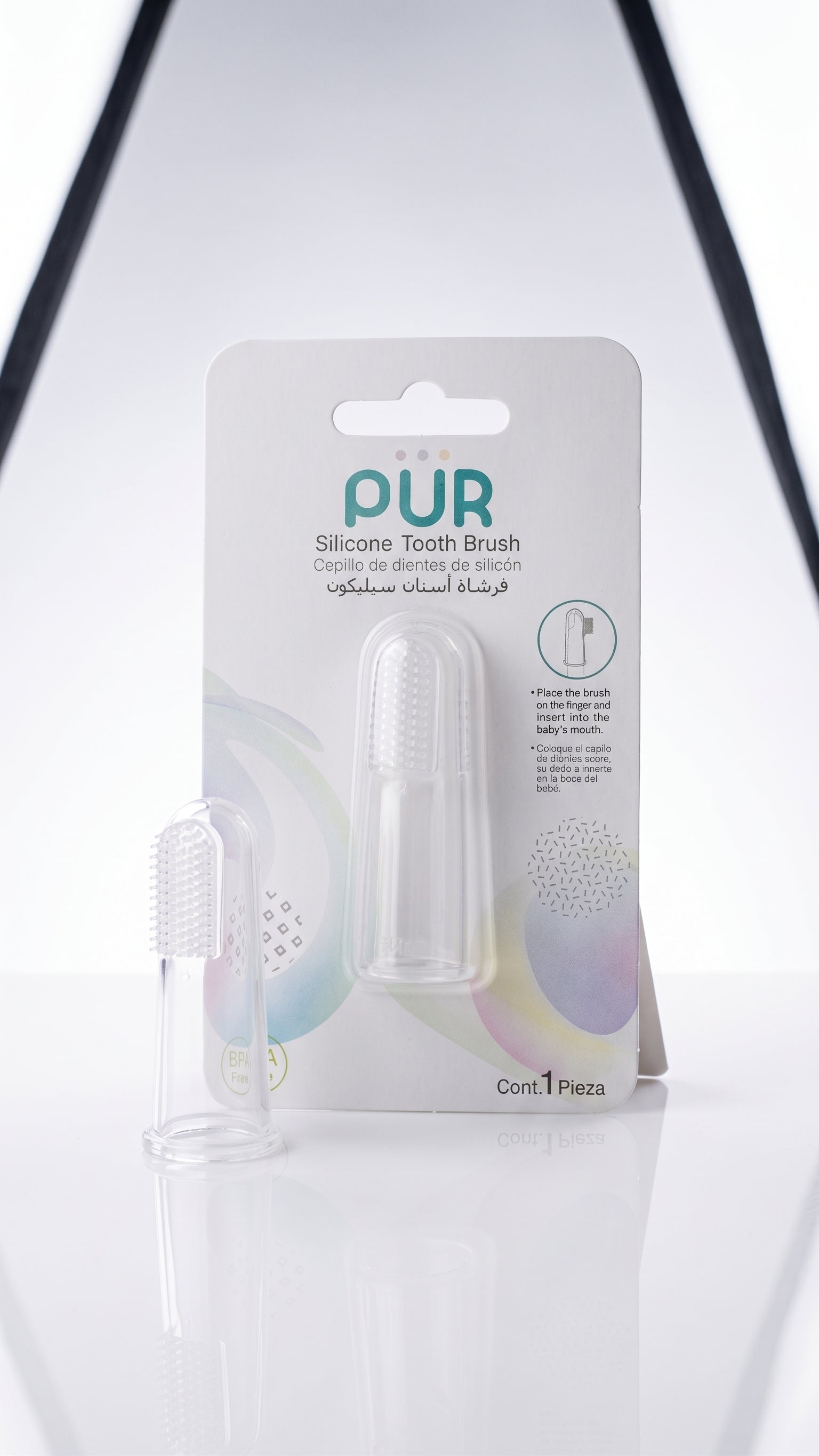 PUR Silicone Baby Finger Toothbrush