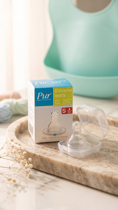 PUR Slow Flow Silicone Teat