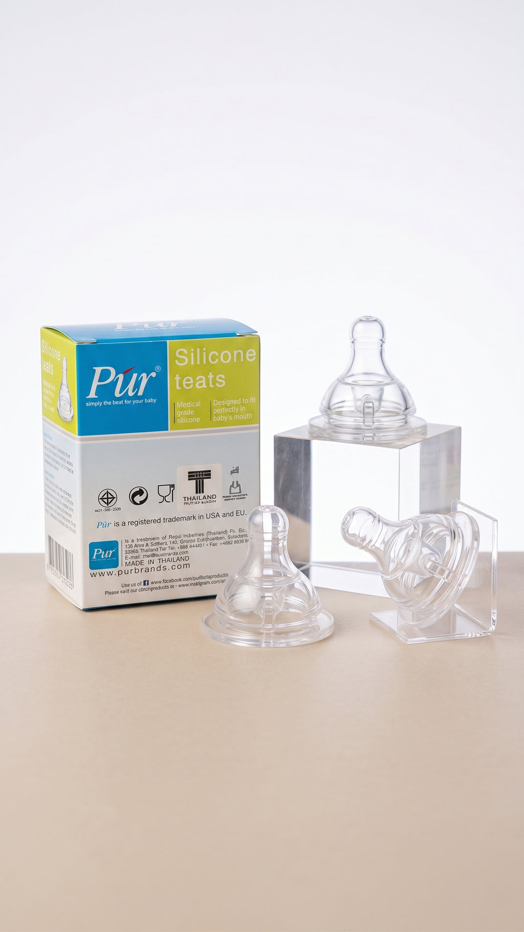 PUR Fast Flow Silicone Teat