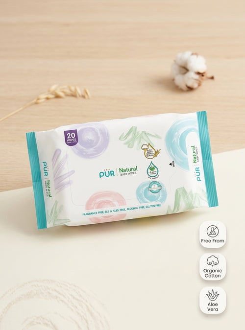 PUR Baby Wipes 20 Sheets