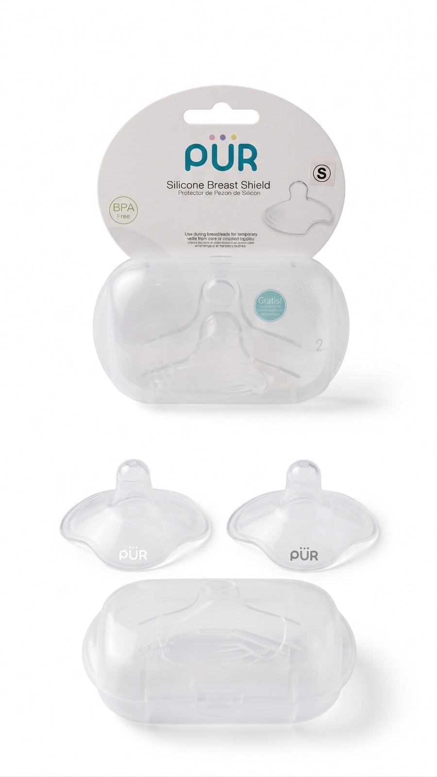 Pur Silicone Breast Shields – 2 Pieces