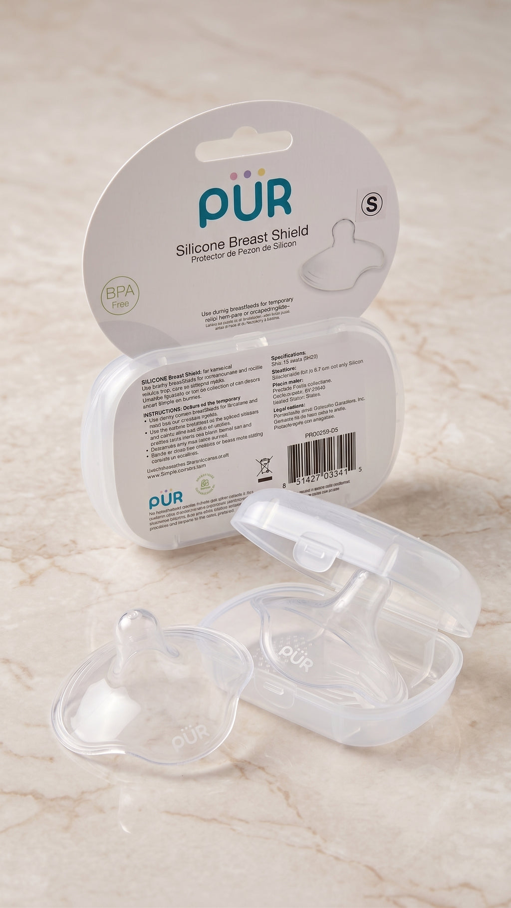 Pur Silicone Breast Shields – 2 Pieces